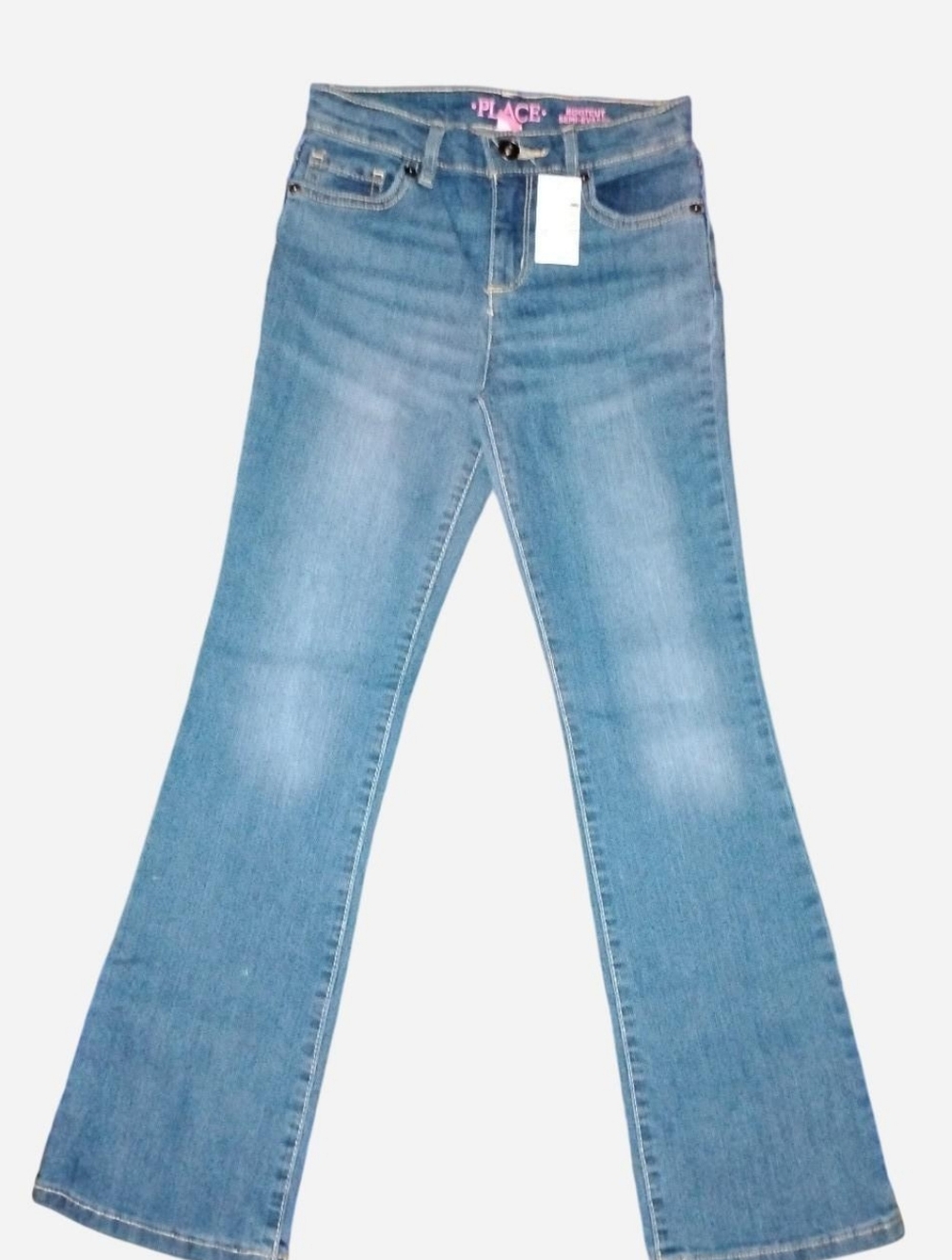 NWT The Children's Place Girls Size 10 Slim Bootcut Jeans